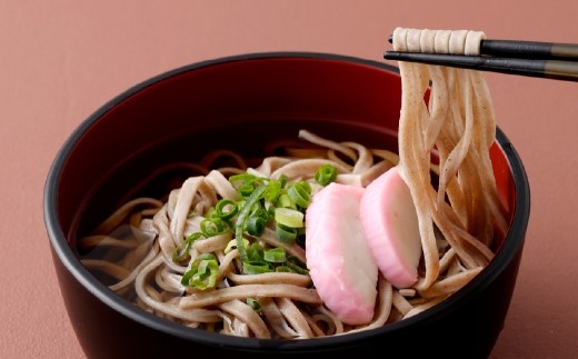 身延自慢の温泉麺 玄そば細切り ・ 太切りセット 合計6人前 そば ソバ 蕎麦 麺類 麺 セット 食べ比べ もちもち食感 もちもち 細切り 太切り