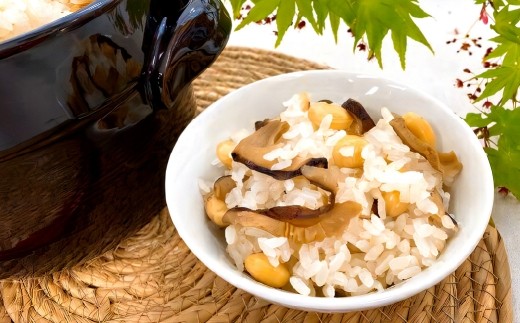 あけぼの大豆の椎茸煮 （ 約200g × 4袋セット ） 大豆 豆 野菜 やさい 椎茸 煮物 旨味 甘味 惣菜 おかず