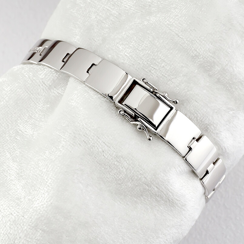 プラチナ ブレスレット ダイヤモンド 0.30ct 中折れ式 20cm バングル 太め 幅広 ダイヤ pt900 ジュエリー シンプル 管理番号120202203 SWAA004
