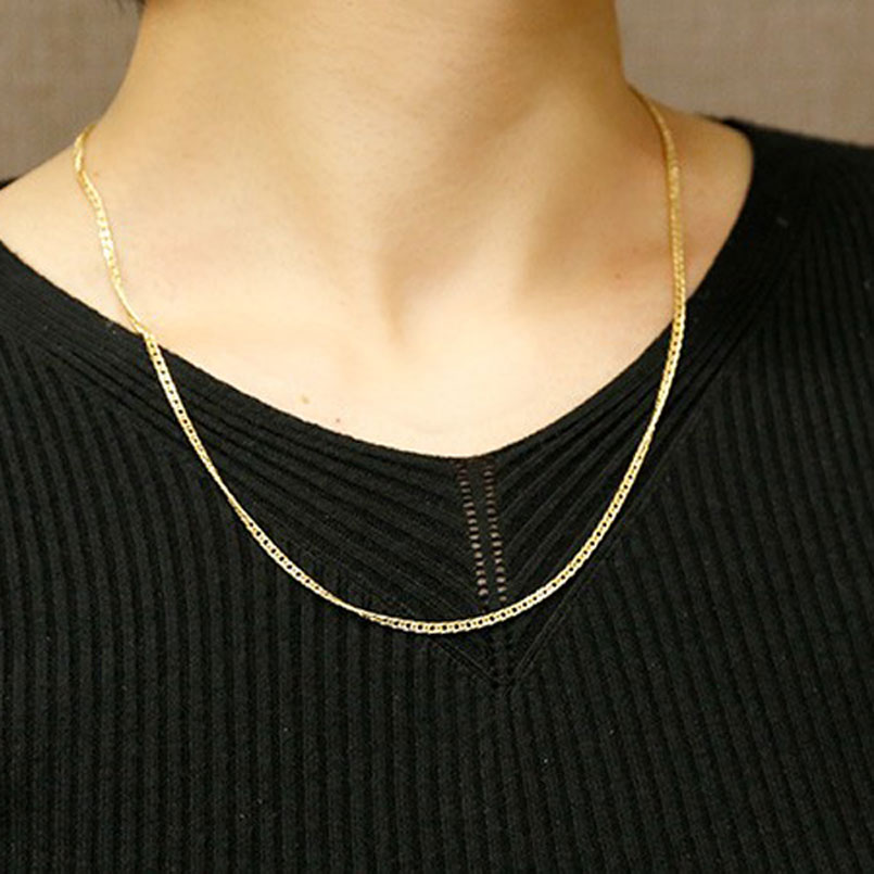 18金 ネックレス 50cm 喜平 チェーン のみ 18k ゴールド イエローゴールドK18 中空 シンプル チェーンだけ ジュエリー 人気 管理番号181116100miy SWAA066
