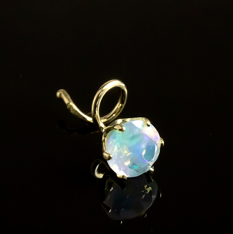 18金 ピアス k18 オパール キャッチのいらないピアス つけっぱなし ゴールド 10月誕生石 イエローゴールドK18 キャッチナッシャー ジュエリー 管理番号201127101y SWAA070