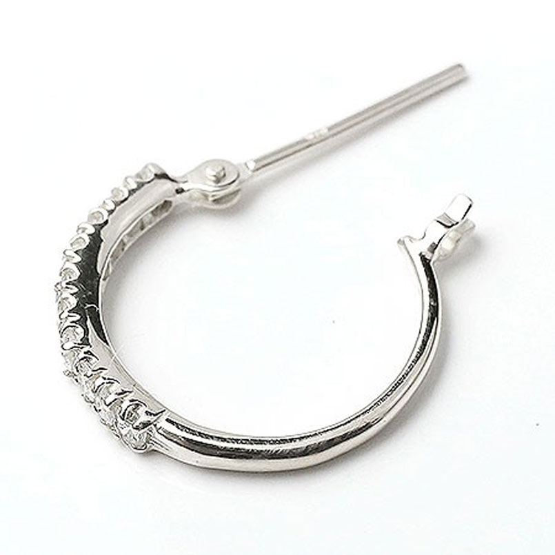 プラチナ フープ ピアス ダイヤ フープピアス ダイヤ 0.30ct シンプル pt900 リングピアス ペア ジュエリー シンプル 人気 プレゼント 管理番号180221ko201p SWAA088