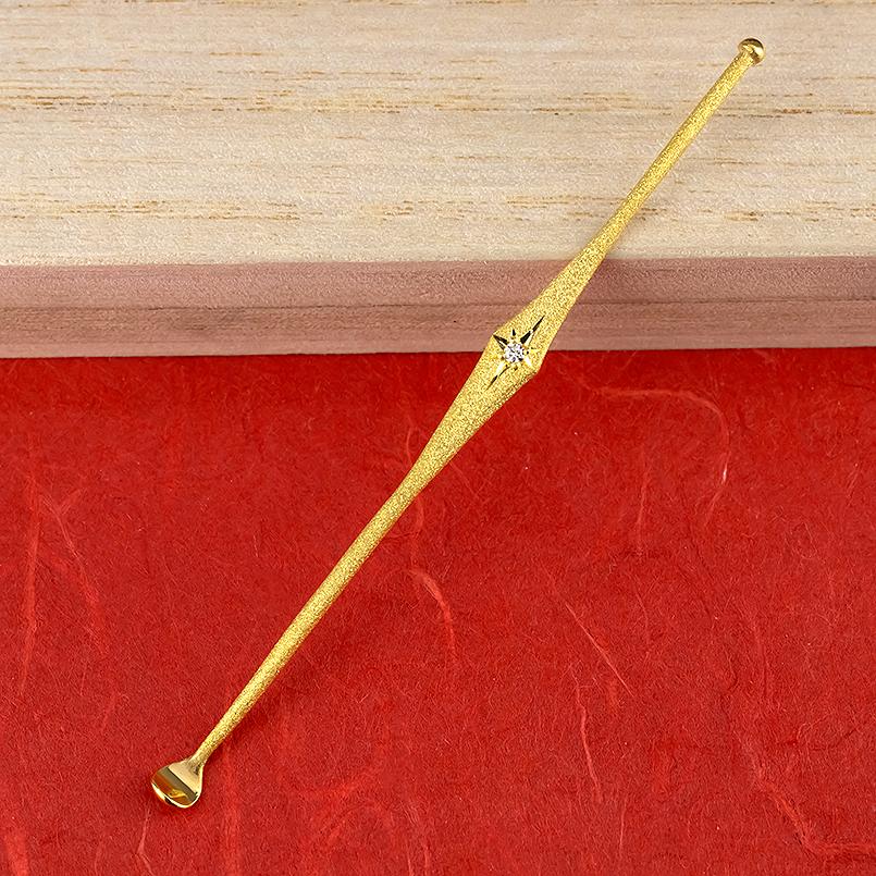 純金 耳かき 24金 ダイヤモンド ゴールド 24k k24 高級 贈答 桐箱入り プレゼント ギフト お礼 お返し 贈り物 記念日 人気 山梨県 管理番号230830103dk24 SWAA138