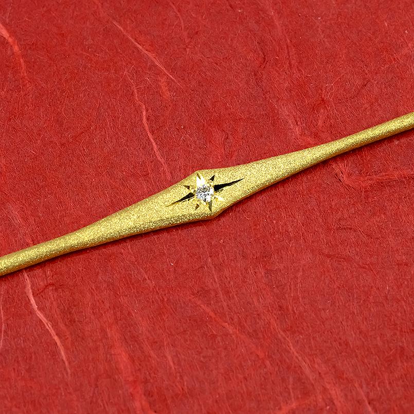 純金 耳かき 24金 ダイヤモンド ゴールド 24k k24 高級 贈答 桐箱入り プレゼント ギフト お礼 お返し 贈り物 記念日 人気 山梨県 管理番号230830103dk24 SWAA138