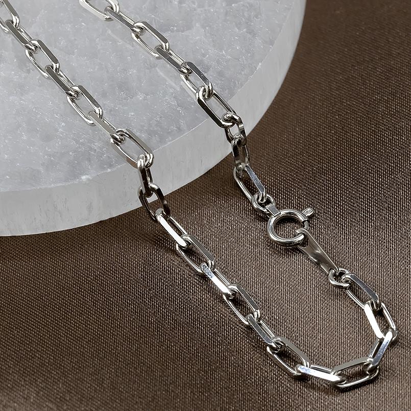 プラチナ ブレスレット チェーン 20cm チェーンのみ 金属アレルギー 対応 粗目小豆チェーン pt850 アズキ チェーンだけ シンプル 管理番号230830nm100pbm-20 SWAA139