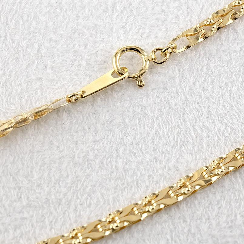 18金 ブレスレット レディース チェーンのみ 18cm 太め ゴールド 18k チェーン 地金 シンプル240214nm200y SWAA159