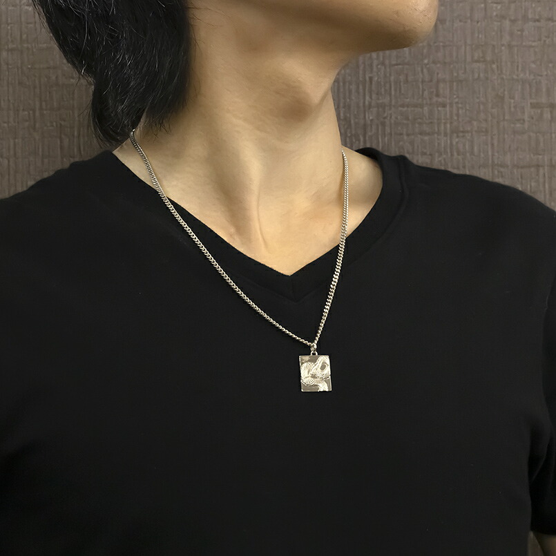 ヘビ 蛇 ペンダントトップ スネーク プレート ネックレス ダイヤ 0.005ct ペンダント 大ぶり シルバー sv925 干支 ジュエリー シンプル 241017sh202dsm SWAA235