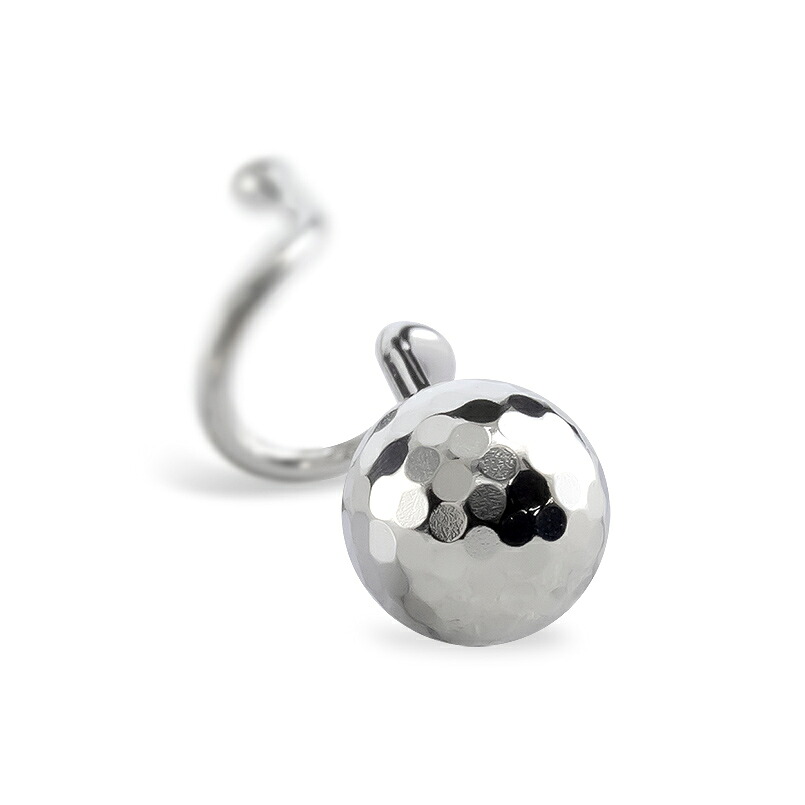 プラチナ ピアス 片耳 丸玉 5mm キャッチのいらないピアス つけっぱなし ミラーボール 金属アレルギー対応 pt900 シンプル キャッチナッシャー 250207401pu SWAA259