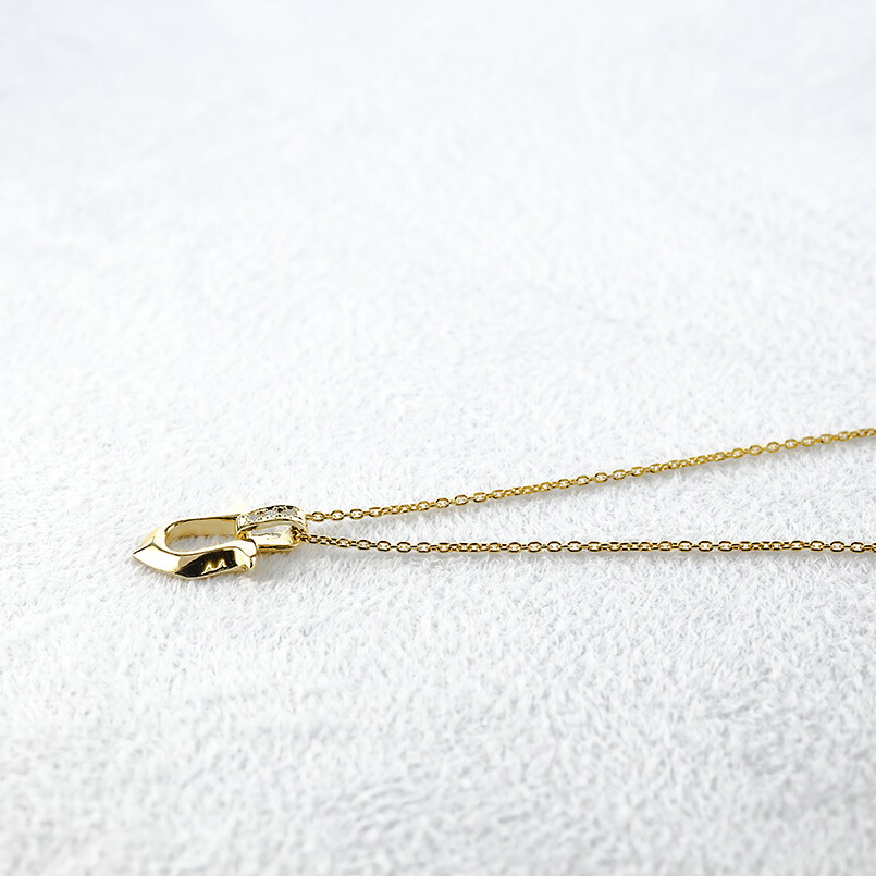 18金 ペンダントトップ メンズ 馬蹄 ダイヤモンド ネックレス ゴールド 18k イエローゴールドK18 ホースシュー ジュエリー 人気 シンプル 190911100dym SWAA312