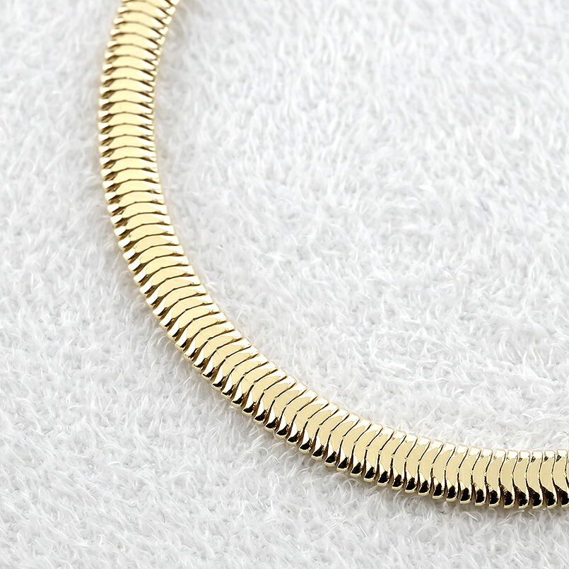 18金 ブレスレット レディース スネークチェーン 18cm アジャスター 2.5cm ゴールド イエローゴールドK18 18k 重ねづけ 人気 ジュエリー 250512mro400y SWAA320