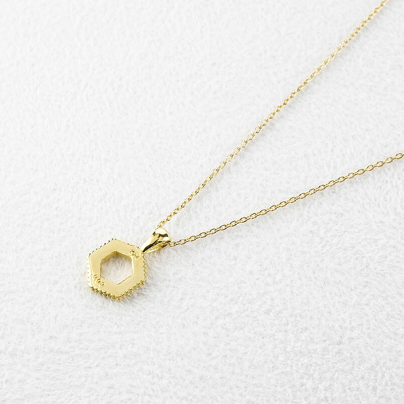 純金 24金 ペンダントトップ レディース 六角形 ダイヤモンド ネックレス ヘキサゴン 金 ゴールド 24k ミル打ち お守り シンプル 人気 ジュエリー 251001202dk24 SWAA357