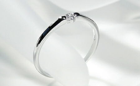 【0.1ct】PT900 ダイヤモンド一粒リング（5号～14.5号）　CSR0106 SWAV005