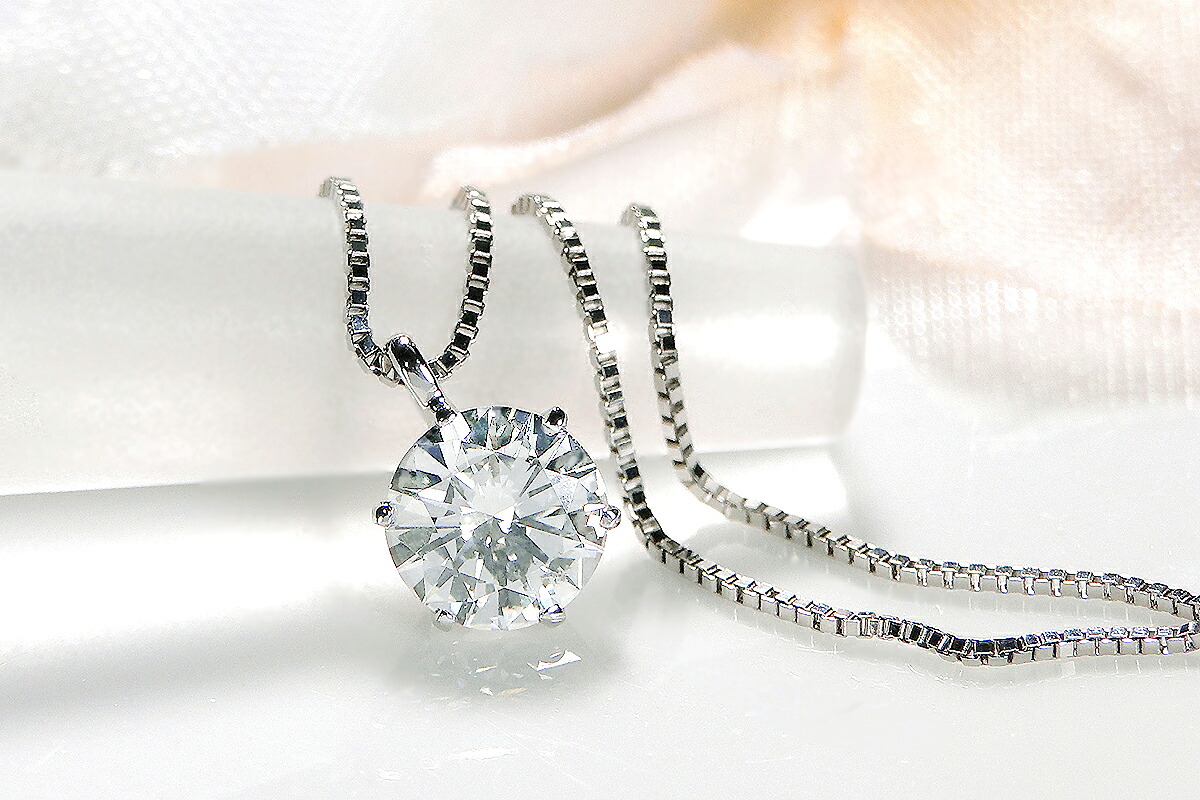pt900【0.5ct】一粒 ダイヤモンド ネックレス 【H-SI2-Good】【中央宝石研究所ソーティング】 CSN00161-pt SWAV038