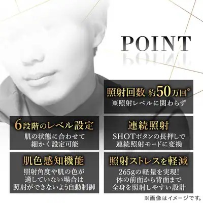 DR.HOME 0 (BLACK) 高級 家庭用脱毛器