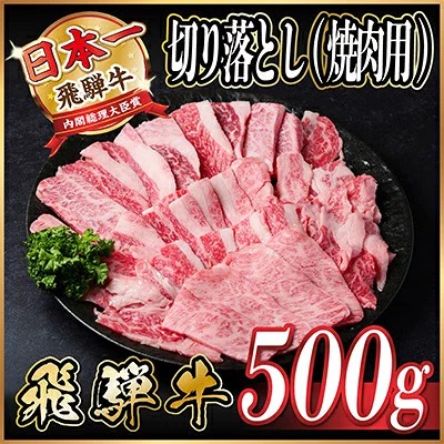 【訳あり】飛騨牛 切り落とし(焼肉用) 500g