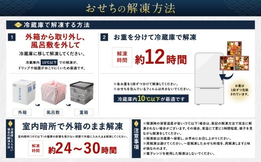 「 迎春 里山 」 6.5寸 三段重（ 3～4人前 ） 【2026年12月30日到着】 | おせち おせち料理2027 和風 3人前 4人前 おせち料理 2027 お節 冷凍 予約 受付中 レビュー高