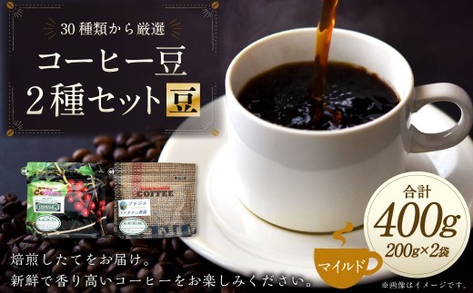 コーヒー豆 2種類 セット 【豆】（マイルドセット） 珈琲 コーヒー マイルド 厳選 岐阜県 美濃加茂市