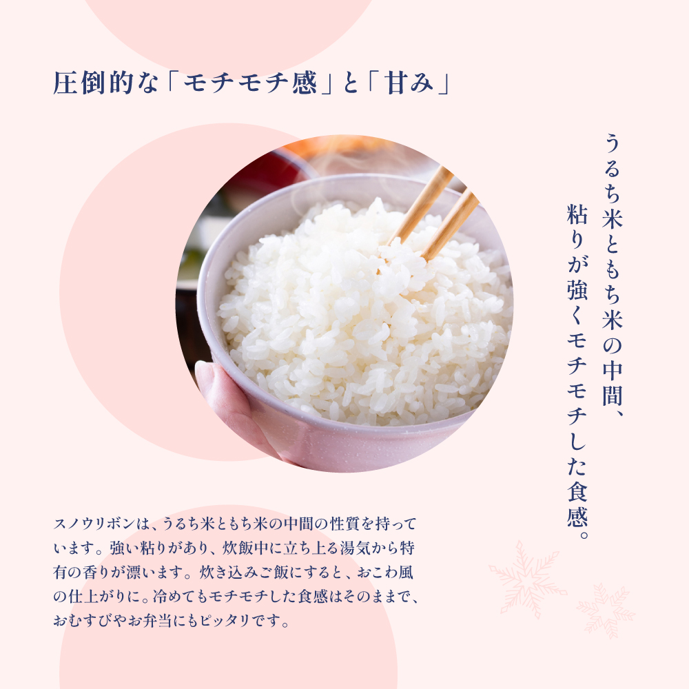 【新米予約受付】スノウリボン 米【選べる内容量／1kg・2kg・3kg・5kg】 ゆきむすび