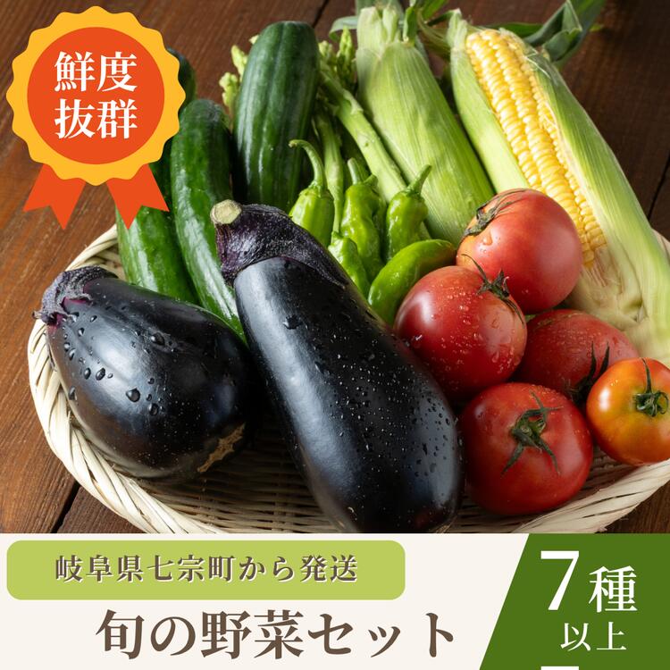 から発送 新鮮野菜詰めあわせセット 季節の野菜7~8種類
