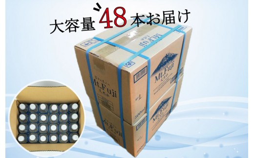 水 ミネラル ウォーター 天然 水  500ml 24本 2箱 48本 セット 富士の恵み Mt.Fuji 防災 備蓄 4日分 送料 無料 保存用