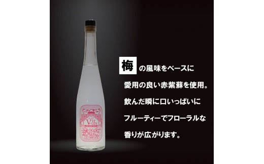 クラフト ジン Vir-GIN Ume-Shiso FRUITY 500 ml × 3本 セット ギフト 贈答 アルコール 沼津  静岡 国産 梅 紫蘇 酒