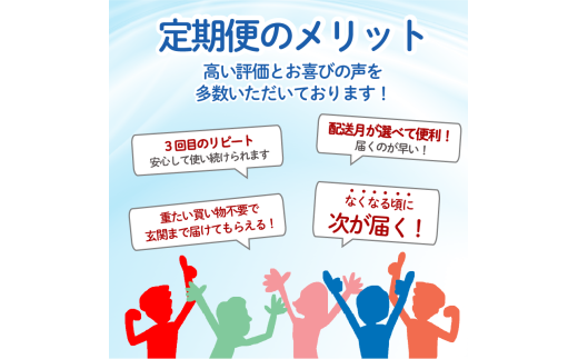 定期便 トイレットペーパー 年 3 回 4 ヶ月毎 トイレットペーパー ダブル ブルーベリー 72ロール 12ロール 6パック 再生紙 100% 鶴見製紙 静岡 沼津 備蓄