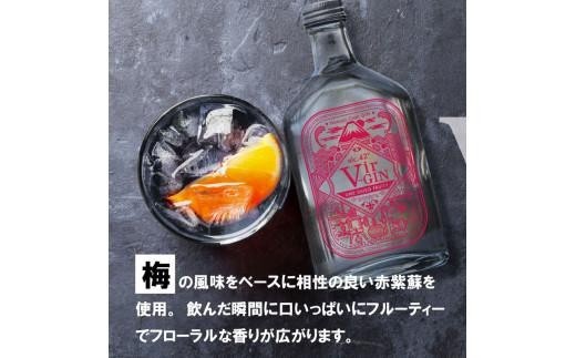 クラフト ジン Vir-GIN Ume-Shiso FRUITY 200ml ギフト 贈答 アルコール 沼津 静岡 国産 梅 紫蘇 酒