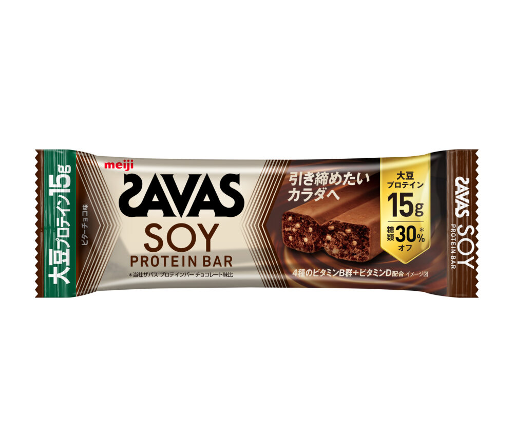 ザバス ソイプロテインバー ビターチョコ味 計60個 1箱12個入り×5箱 チョコ味 筋トレ 明治  食品 手軽 タンパク質 スポーツ お菓子 おかし おやつ