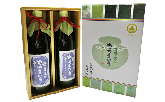 藤枝 の 抹茶シロップ 「どうまいら」大2本ギフトセット かき氷 や ソフトクリーム 抹茶ラテ にも! ご当地 おすすめ 人気 静岡県 藤枝市