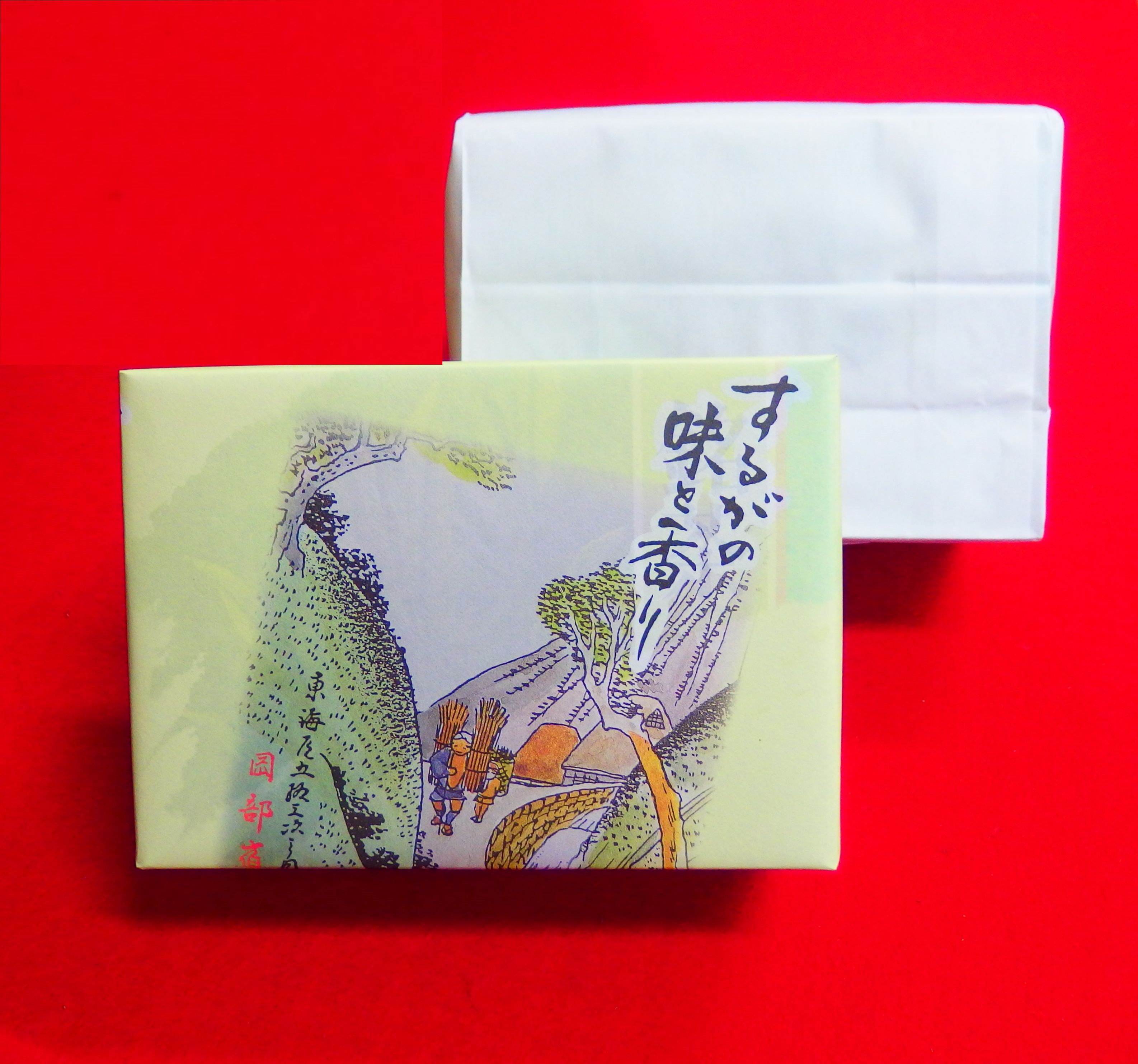 深蒸し茶 100g × 2缶 岡部宿 紙缶 静岡県産 日本茶 緑茶 お茶 静岡県 藤枝市