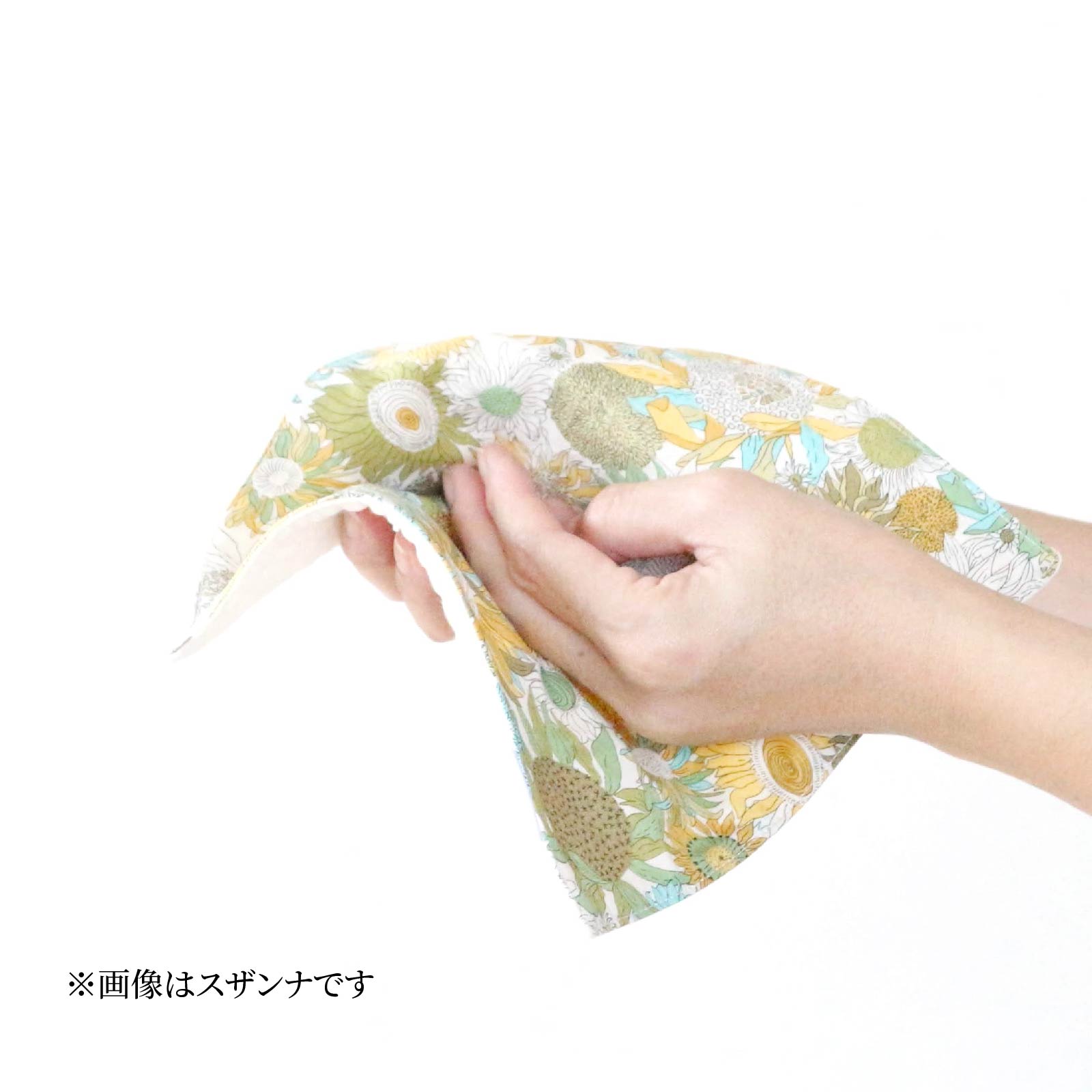 ハンカチ 心やわらぐ 華やか 2枚セット 選べる 紫 × スザンナ イエロー × アイボリー ガーゼ リバティ ハンドタオル 手巾 プレゼント ギフト 手作り 贈答 国産 静岡県 藤枝市