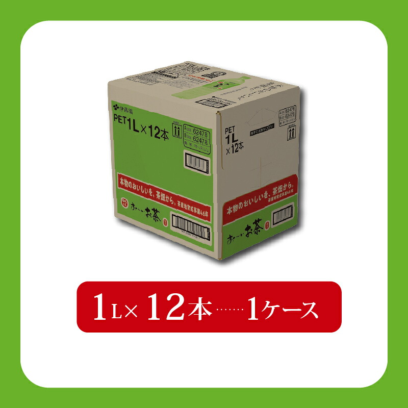 【定期便3か月】おーいお茶 緑茶 1L × 12本 3回お届け 定期便 茶 ペットボトル 飲料 ペットボトル飲料 おちゃ 緑茶飲料 飲み物 茶 りょくちゃ ちゃ tea アウトドア 日常 常備 備蓄