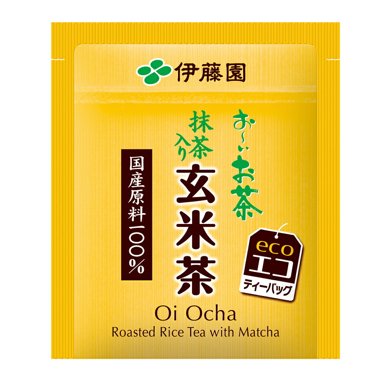 おーいお茶エコティーパック 抹茶入り玄米茶20袋×10 伊藤園