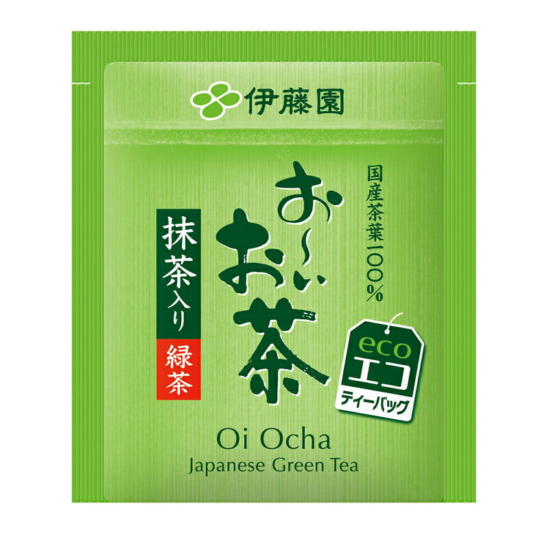おーいお茶 エコティーバッグ抹茶入り 緑茶20パック×10袋 伊藤園
