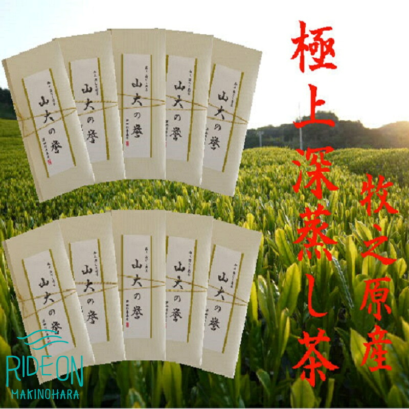 【5月より新茶切り替え】 牧之原産 極上 深蒸し茶 10袋 セット お茶 茶 深蒸し 煎茶 旬 日常 のし 熨斗 贈答 ギフト 新芽 新茶 深蒸し煎茶 甘い コク 便利 簡単 お手軽 茶葉