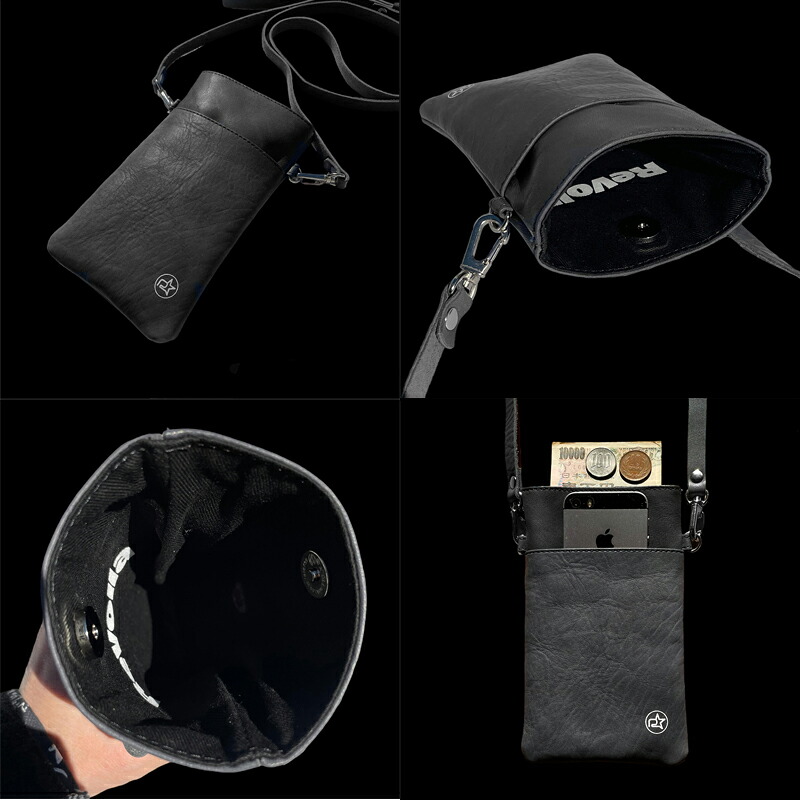 【選べるカラー】 本革スマホショルダー日本製 牛革 スマホショルダー スマホ スマートフォン 天然 REVOLLA 静岡県 牧之原市