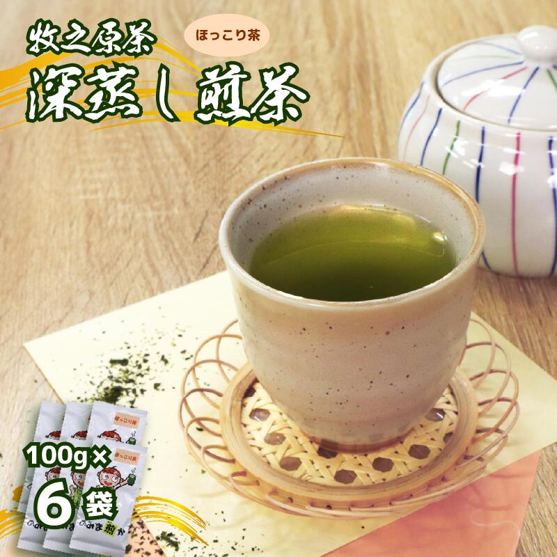 【2026年度産新茶】深蒸し煎茶 のみま煎か ほっこり茶 100 g × 6袋 深蒸し 茶 お茶 茶葉 水出し緑茶 水出し 静岡茶 日本茶 飲料 飲み物 ドリンク セット 煎茶 旬 日常 牧之原産 甘