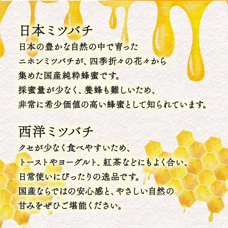 【国産】蜂蜜 はちみつ 百花蜜 日本ミツバチ 150g×2本 計300g 国産 大上養蜂 ニホンミツバチ 純粋  高糖度 保存食 母の日 父の日 敬老の日 簡単 食卓 安心 安全 非加熱 天然 100
