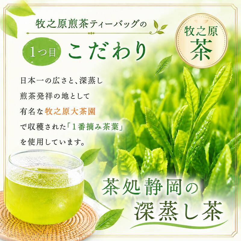 深蒸し茶 ティーバッグ 10袋 セット 深蒸し 深むし 深むし茶 ティー お茶 茶 本格的 美味しい おいしい 美味い オススメ おすすめ 日本茶 静岡茶 牧之原茶 静岡県産 牧之原産 緑茶 おちゃ