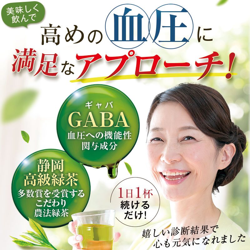 GABA の 緑茶 ティーパック ( 3g × 30包 ) × 2袋 セット 機能性表示食品 お茶 茶 ティー ティーバッグ おすすめ オススメ 美味しい おいしい 国産 日本茶 静岡茶 牧之原茶 飲