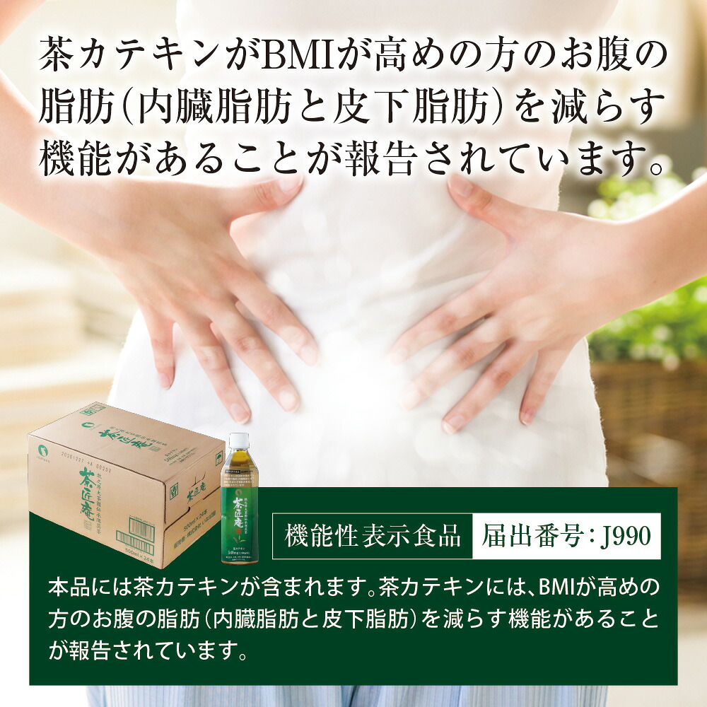 【 機能性表示食品 】 茶匠庵 緑茶ペットボトル 500ml×48本 緑茶 りょくちゃ おちゃ お茶 茶 ペットボトル飲料 ペットボトル緑茶 ペットボトル 静岡茶 牧之原茶 静岡緑茶 いなば園 牧之原市