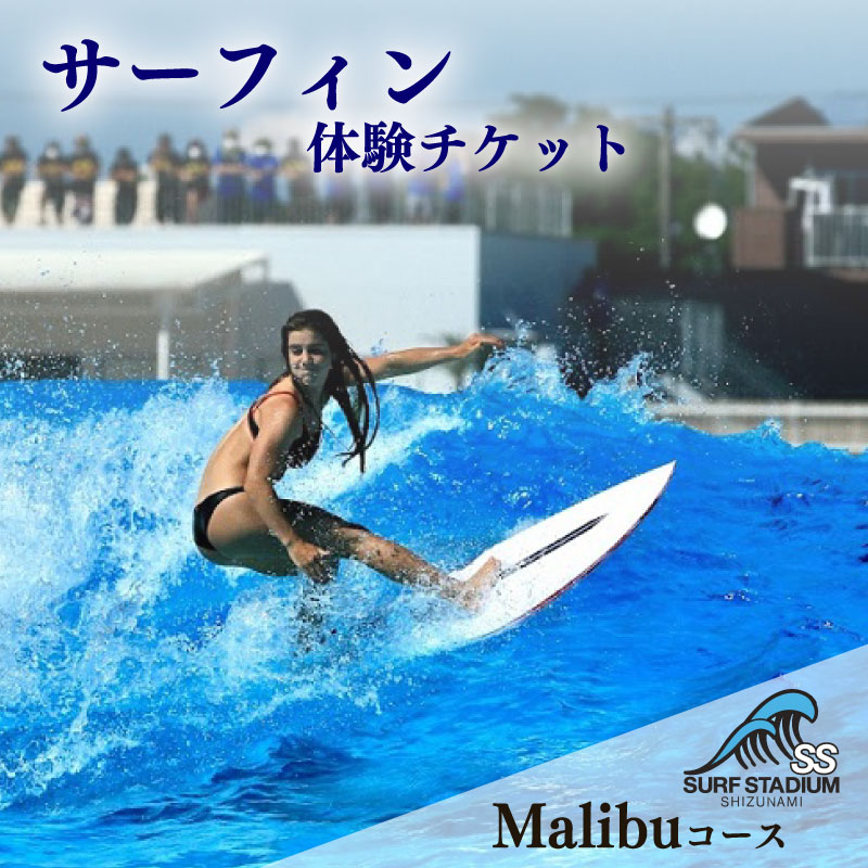 【Malibu 土日祝日コース 中級～上級者向け】サーフィン 練習 体験 土日祝限定コース チケット 静波サーフスタジアムチケット サーフィン サーファー アクティビティ ウェイブプール ウェットスー