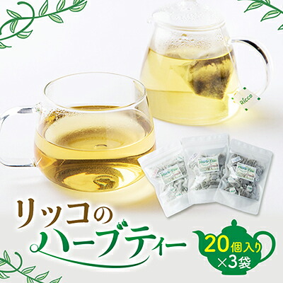 ハーブティー 詰め合わせ ( 20個 × 3袋 ) 国産 愛知県 南知多町 飲み比べ セット 無農薬 化学肥料 無使用 ハーブ ティーバッグ 紅茶 お茶 おまかせ オリジナル 自家製 人気 おすすめ