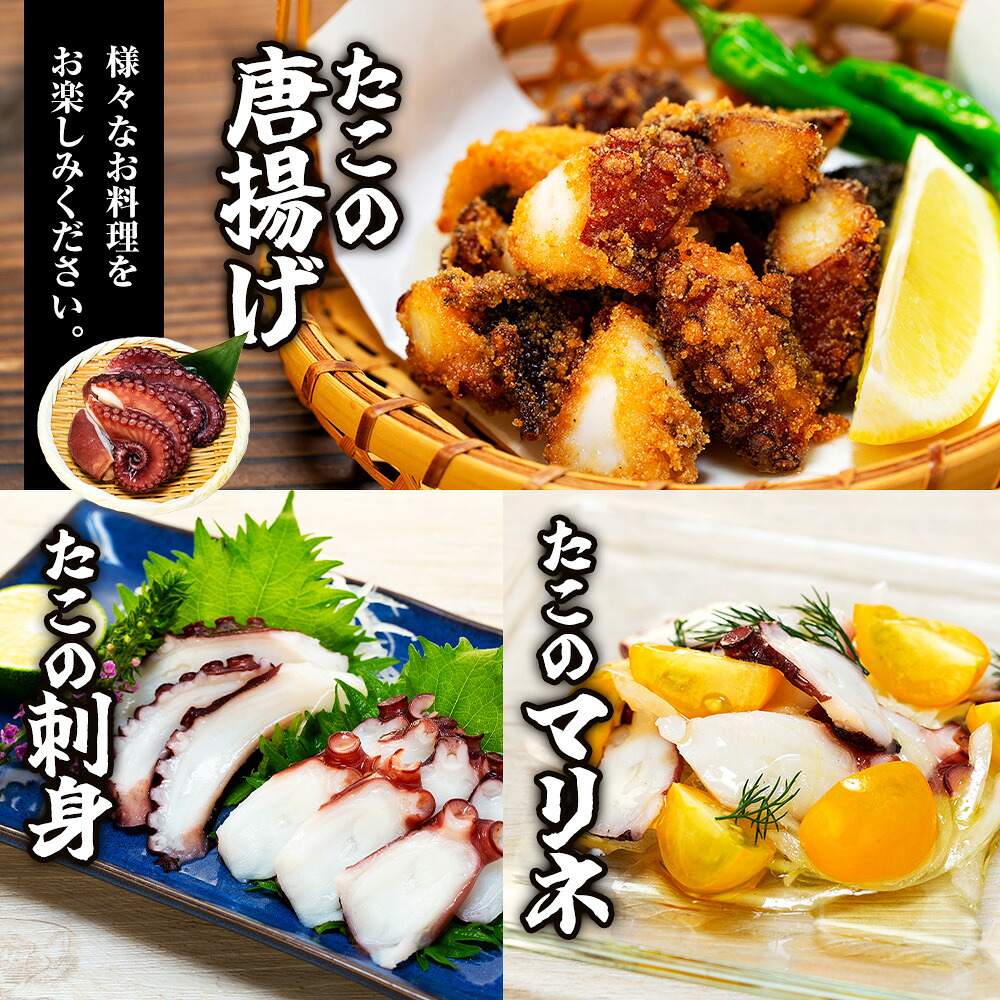 地だこボイル ５パック (100g×5) 冷凍 たこ タコ 蛸 海鮮 海産物 たこ飯 たこ焼き アヒージョ たこ唐揚げ おつまみ お酒 ご飯 おかず 自家製チョジャン付き おすすめ 人気 愛知県