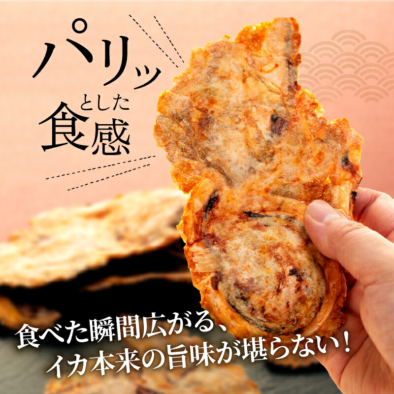 容量選べる 訳あり いか 唐揚げ せんべい 100g × 3-5袋 自家製 ミネラル 天然 塩 小分け からあげ われせん せんべい 不揃い 愛知県 南知多町 煎餅 シママース 人気 おすすめ センベイギフト おすす