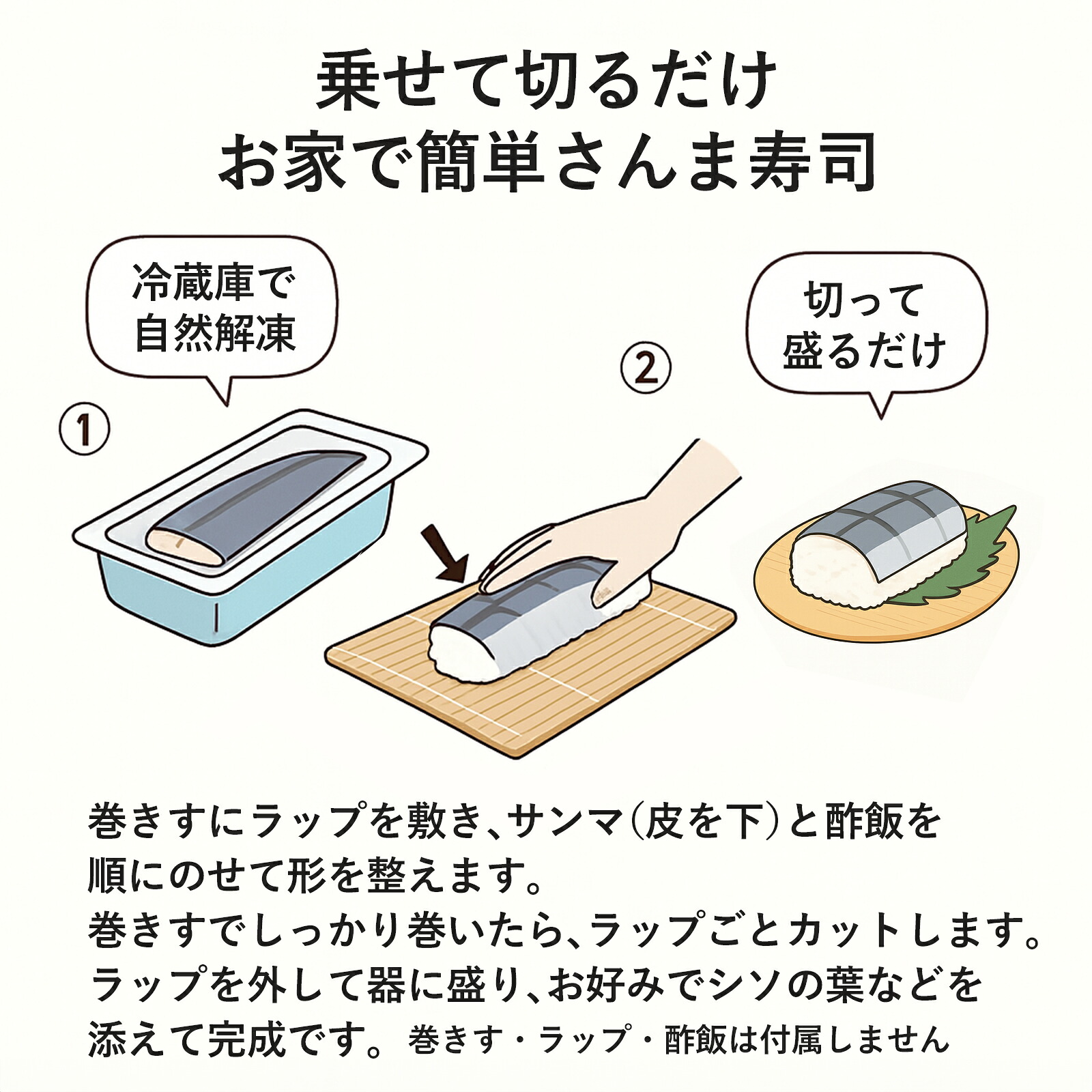 さんま寿司のネタ 4枚×2パック(骨なし) 酢飯にのせて巻くだけ 簡単 さんま棒寿司 寿司ネタ 寿司材料 お取り寄せグルメ 松屋水産 三重県 熊野市【mtys0013】
