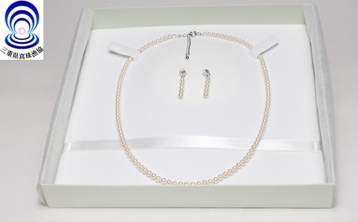 真珠 ネックレス ピアス セット 3.5~4.0mm あこや パール アクセサリー 希少 ギフト 伊勢志摩 志摩  母の日 ホワイトデー クリスマス 入学式 卒業式 結婚式 冠婚葬祭 三重ブランド