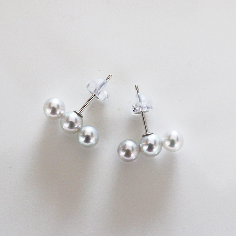パール優美 真珠 ピアス 4mm~ 5mm ゴールド アクセサリー パール 三重県 伊勢志摩 志摩市 母の日 ホワイトデー クリスマス プレゼント ギフト 冠婚葬祭 入学式 卒業式 成人式