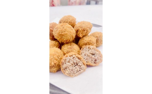 冷凍 松阪牛入り ミンチボール （ ミンチカツ ）15個入×2箱 ／ 瀬古食品 松阪肉 名産 ブランド 霜ふり本舗 牛肉 お肉 肉 和牛 黒毛和牛 国産 国産牛 松阪牛 ブランド牛 豚肉 お惣菜 ご自