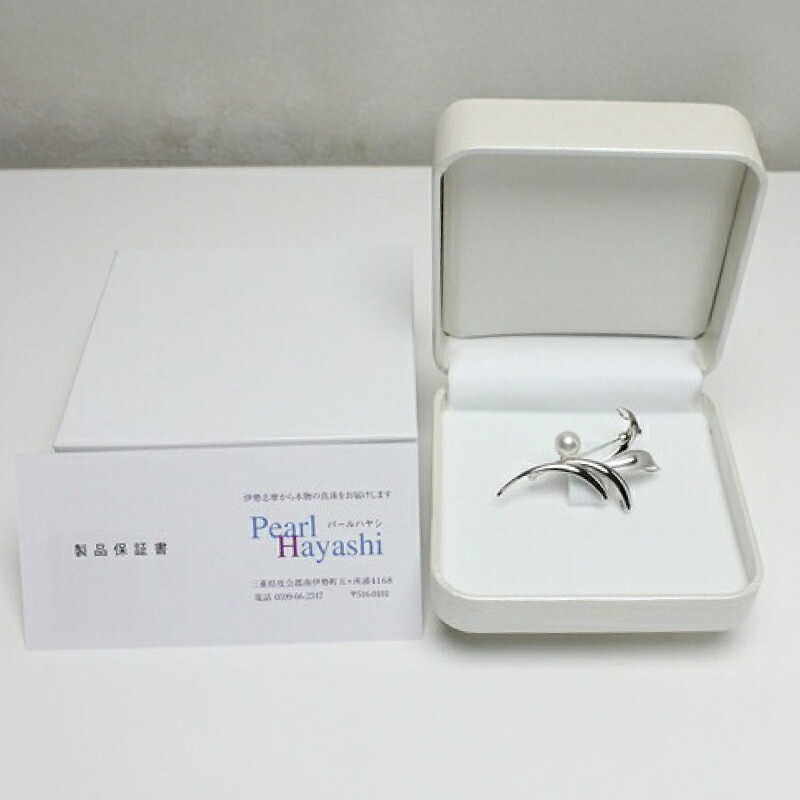 真珠 ブローチ 7.5mm SV シルバー アコヤ真珠 伊勢 志摩 アクセサリー ファッション ジュエリー akoya パール フォーマル カジュアル プレゼント ギフト 贈り物 贈答品 お祝い